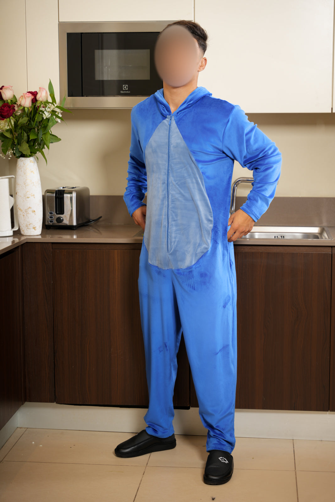 Combinaison capuche homme blue roi STITCH