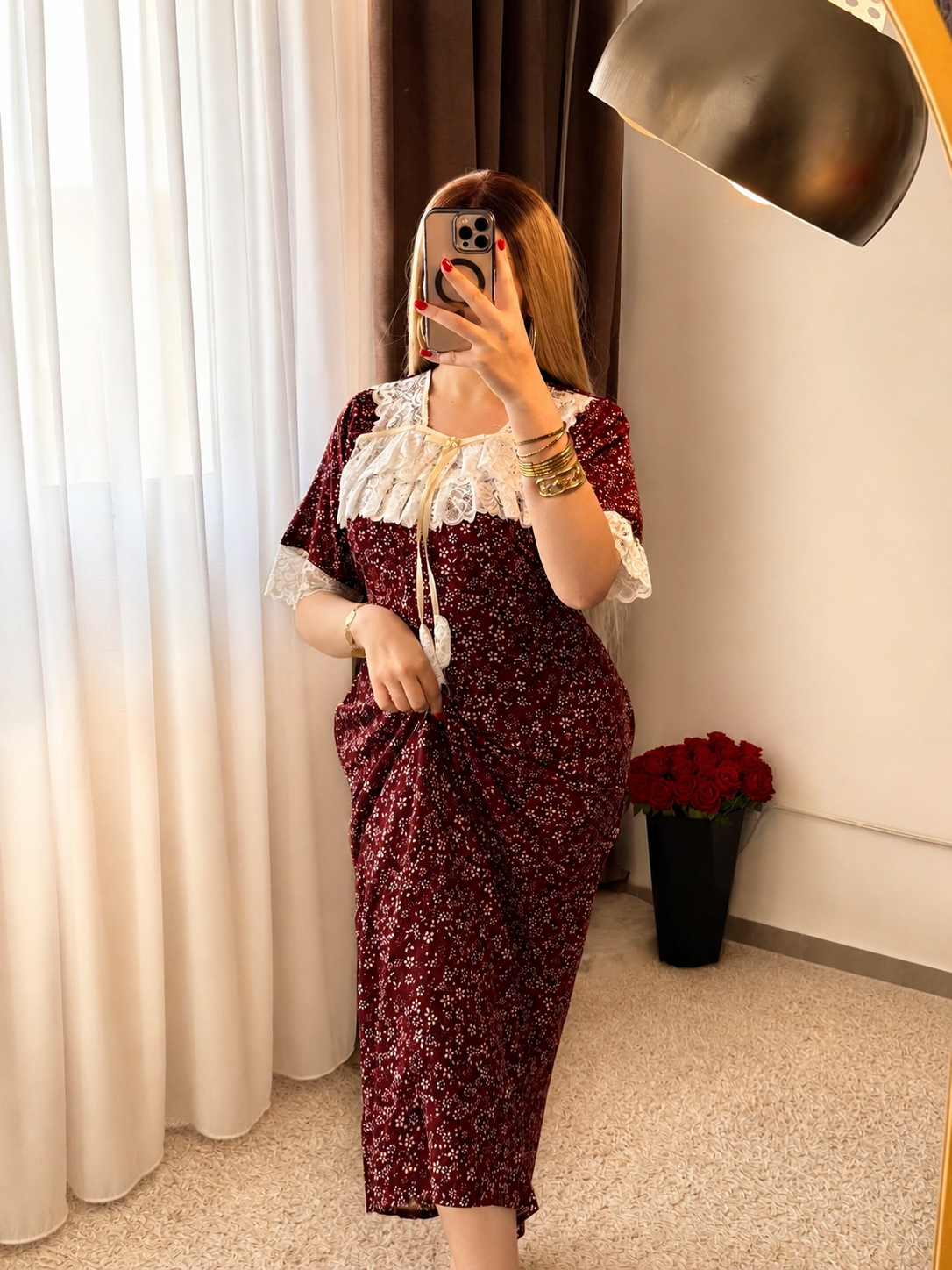 Jebba unie long bordeaux AVILLA