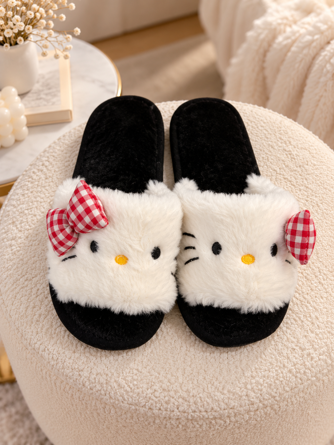 pantoufles noir lulu caty ALZA
