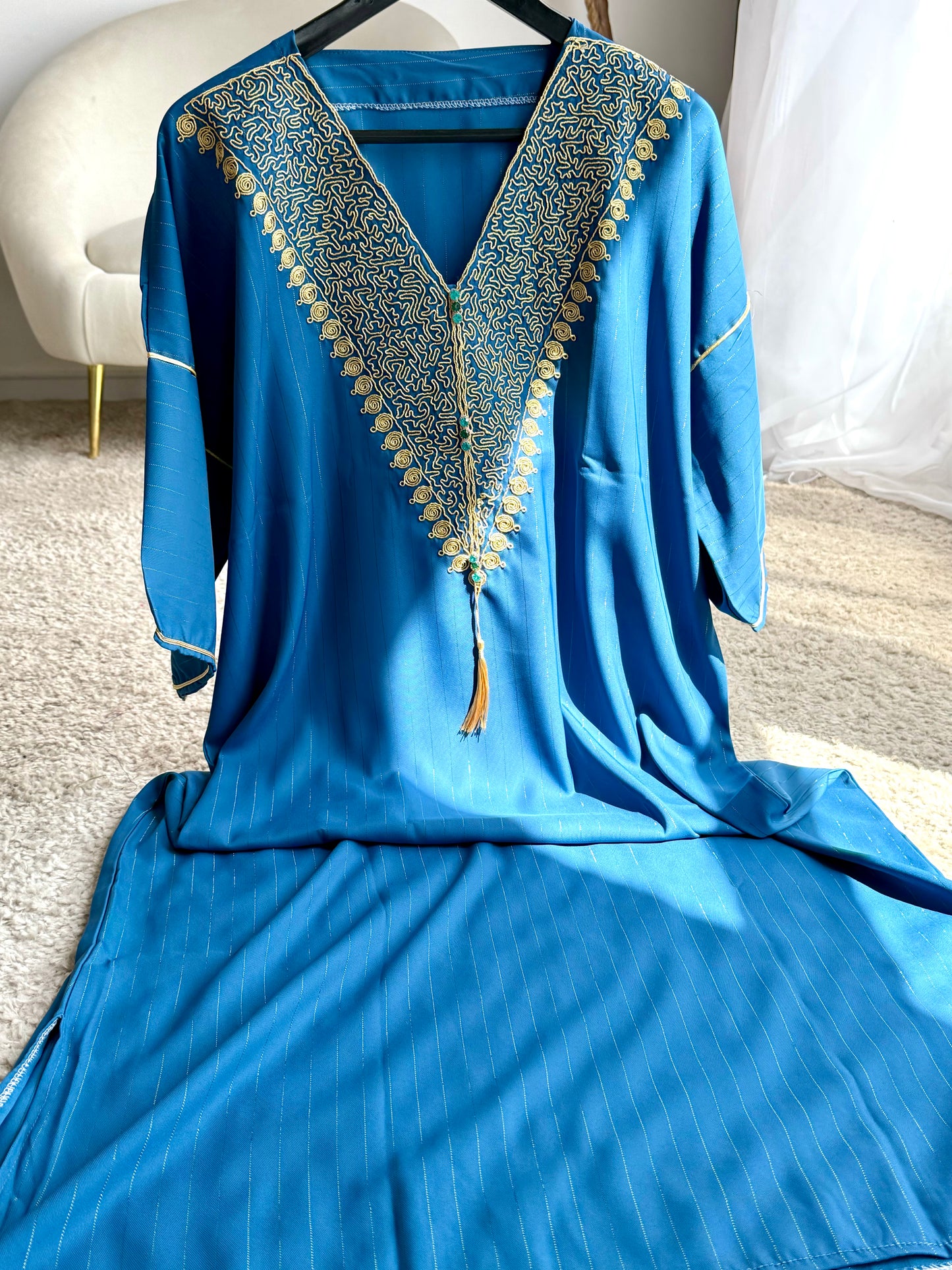 Jebba unie bleu encre a rayures MANAL