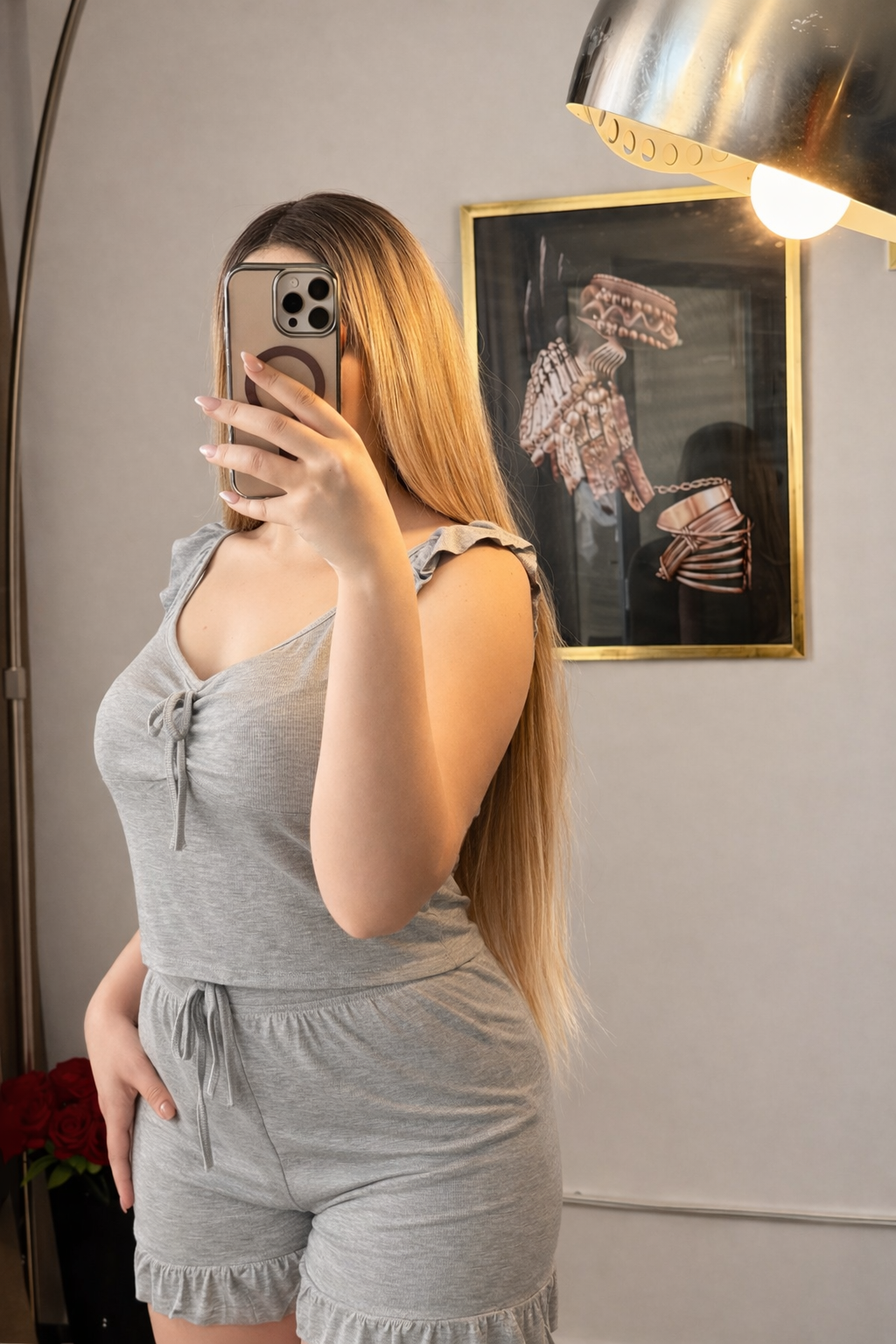 Ensemble 2 pièces gris JIKA