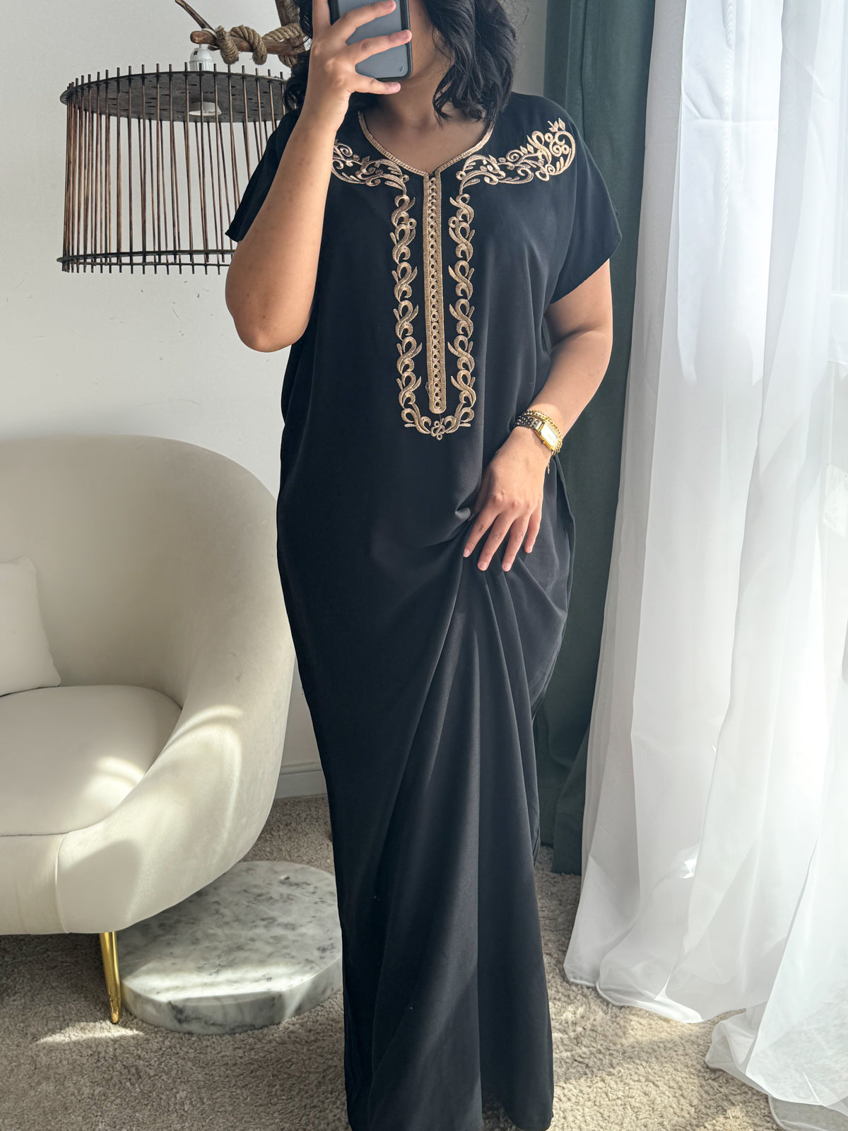 Jebba unie noir BUSHRA