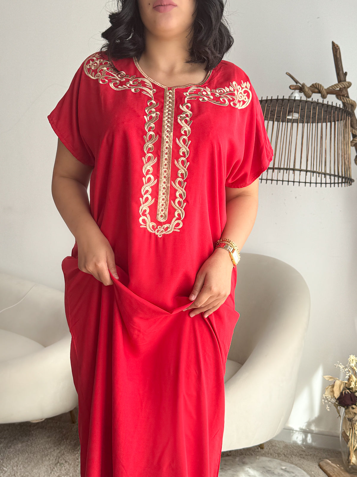 Jebba unie rouge BUSHRA