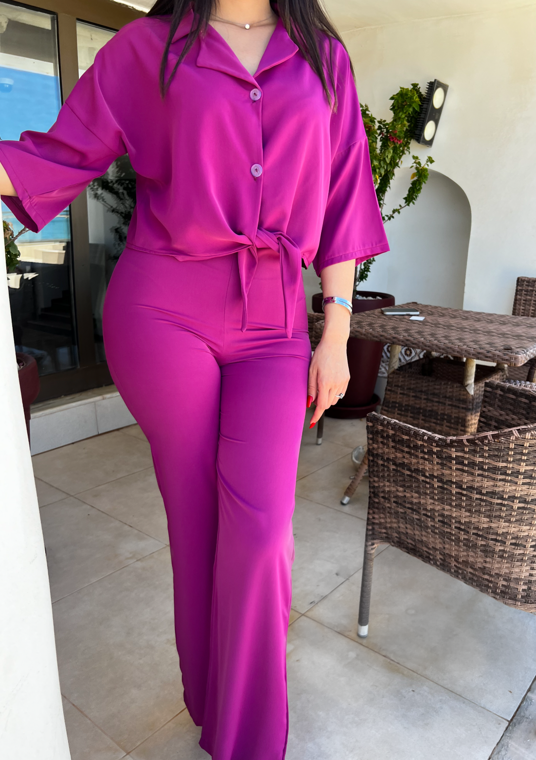 Ensemble tendance violet MARABELLA