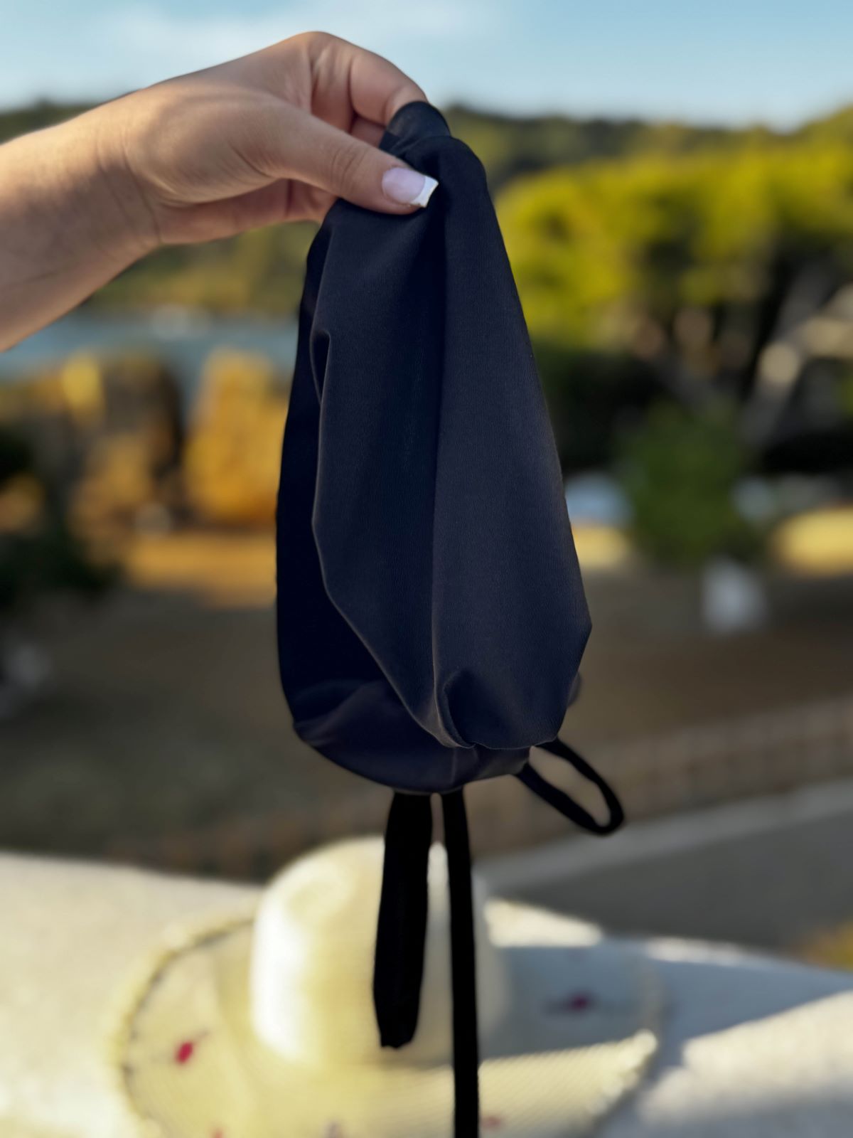 Burkini 3 pièces combinaison noir DORIAN