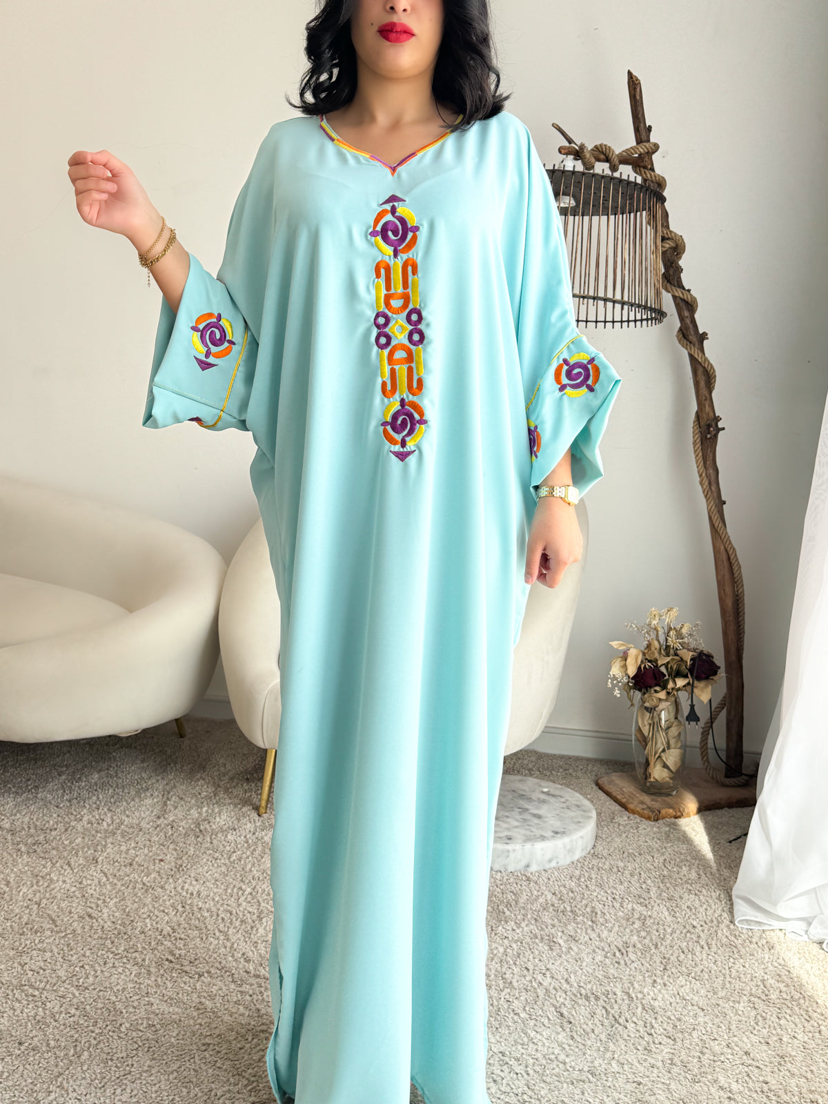Jebba unie turquoise RASHA