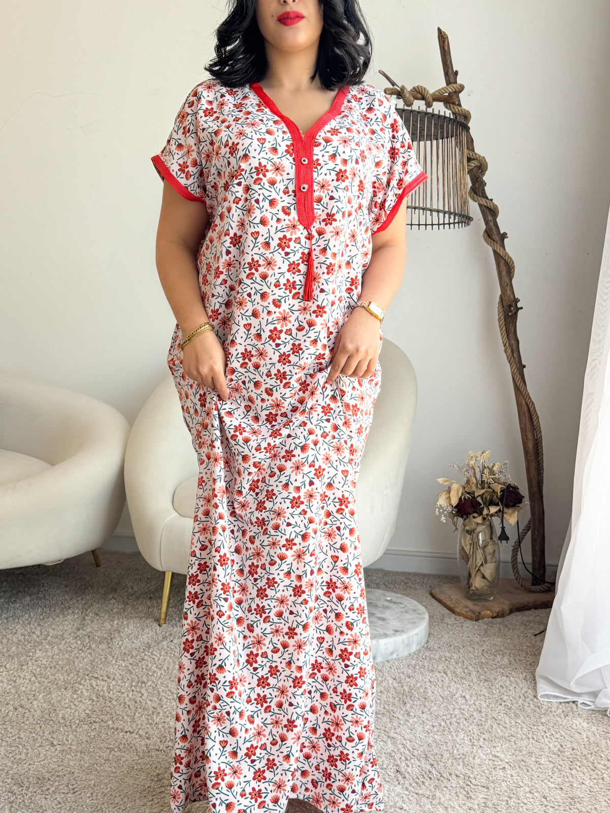 Jebba a fleur rouge LILIA