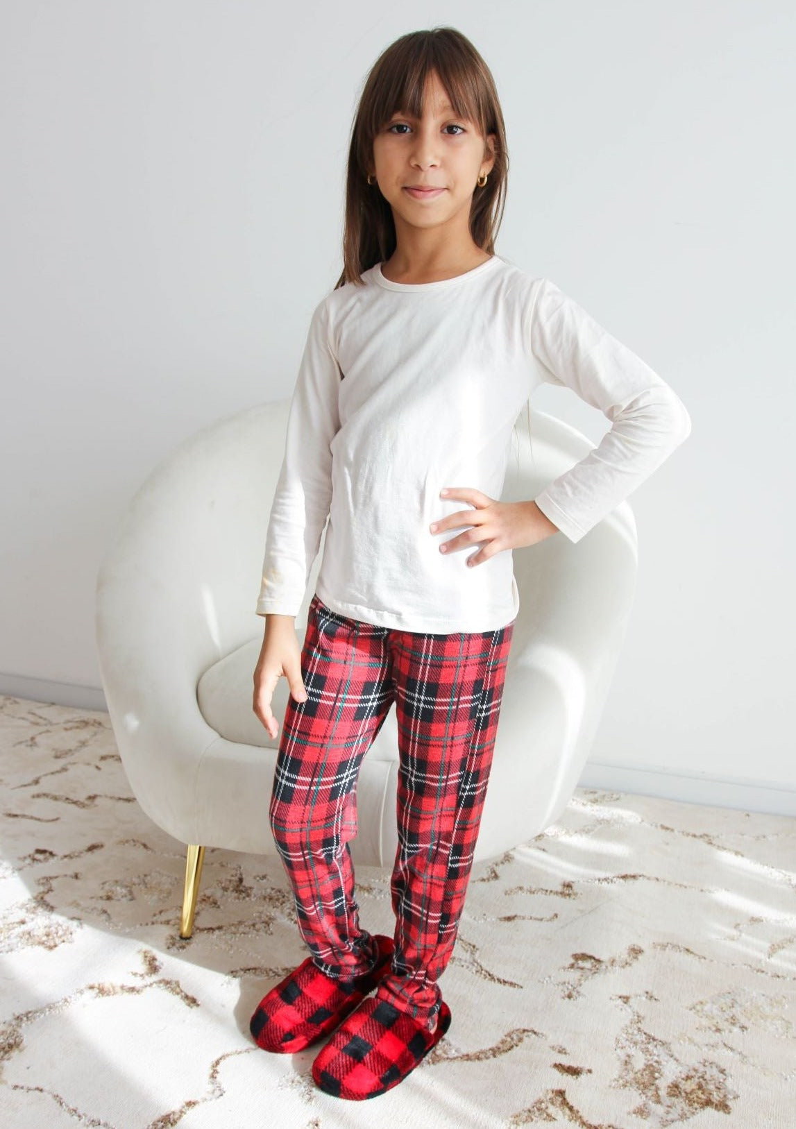 Ensemble soft 2 pièces Tee-shirt pantalon rouge TINKER