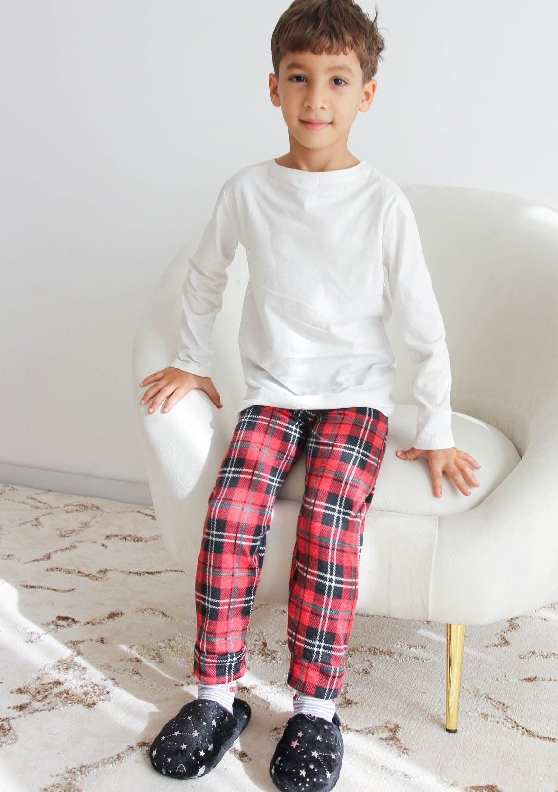 Ensemble soft 2 pièces Tee-shirt pantalon rouge TINKER