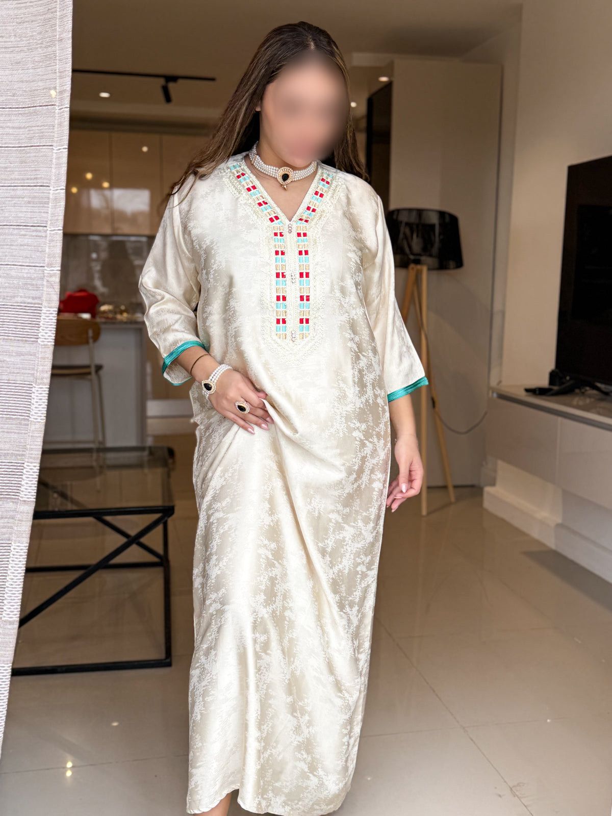 Jebba unie beige galon beige JIMA