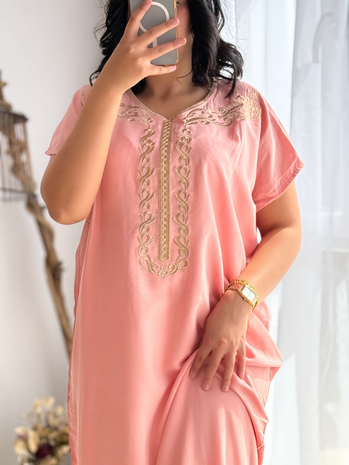 Jebba unie rose clair BUSHRA