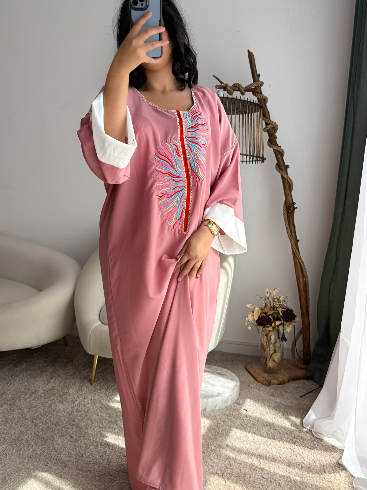 Jebba unie bois de rose MAYSSA