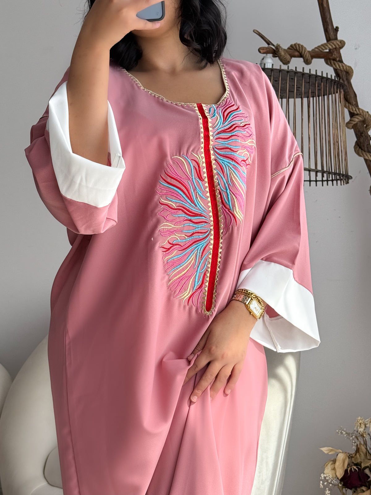 Jebba unie bois de rose MAYSSA