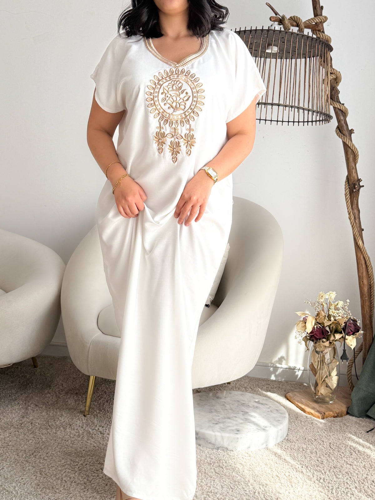 Jebba unie blanc SABRINA