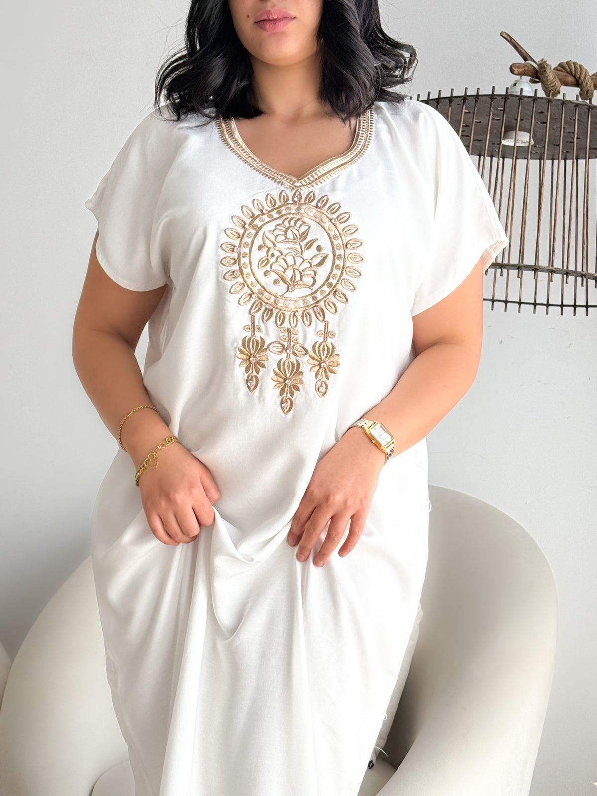 Jebba unie blanc SABRINA