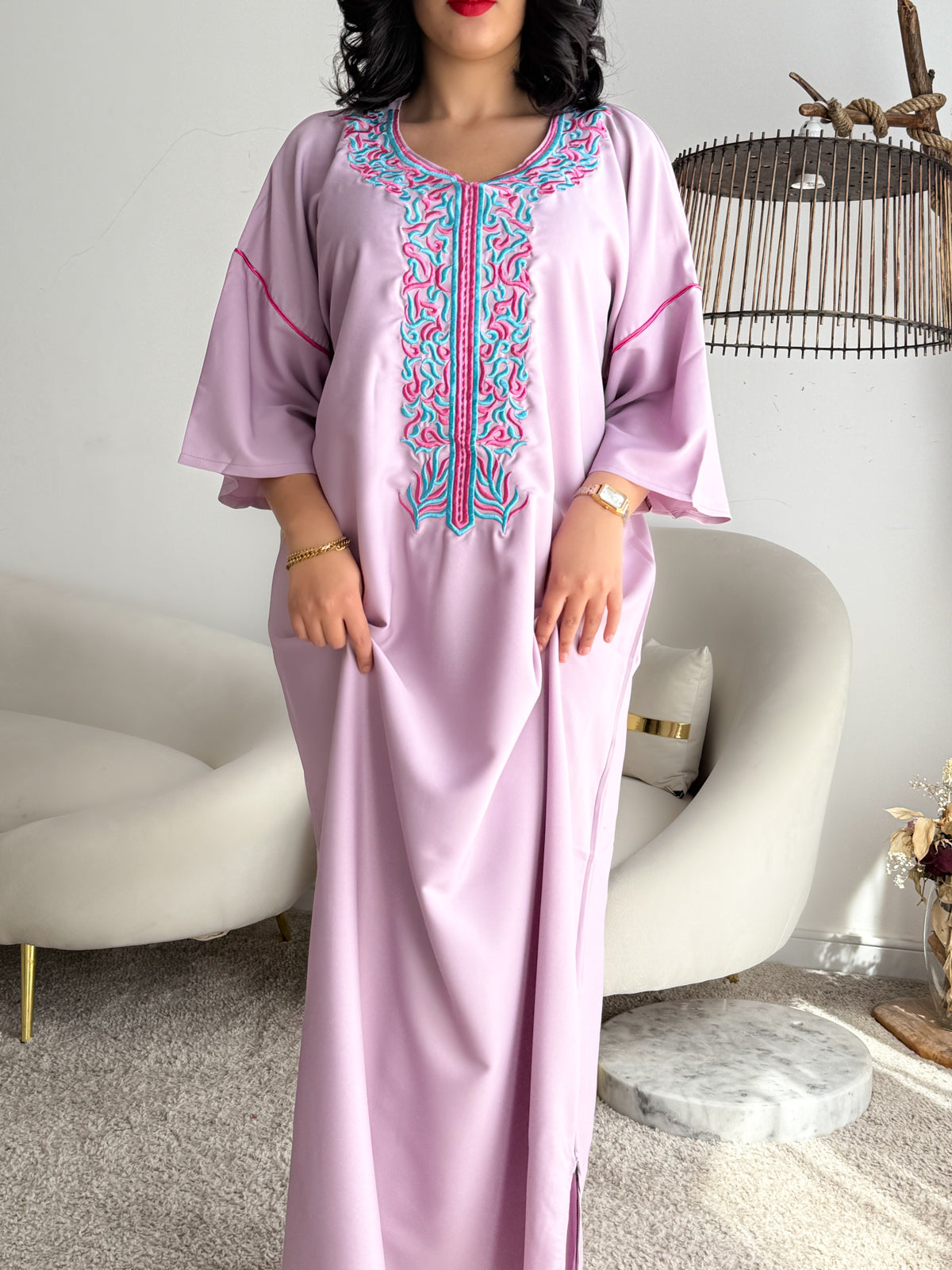 Jebba unie mauve GHAZAL