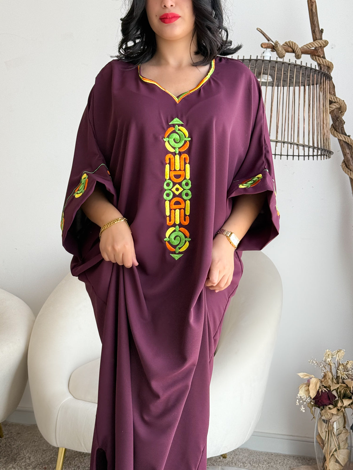 Jebba unie aubergine RASHA