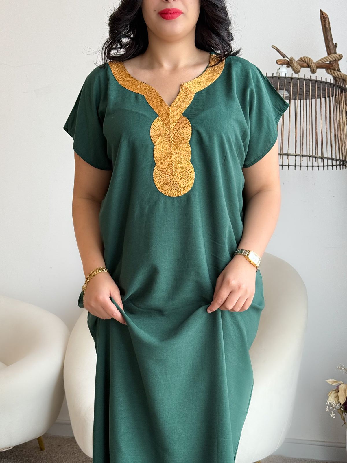 Jebba unie vert foncé AMIRA