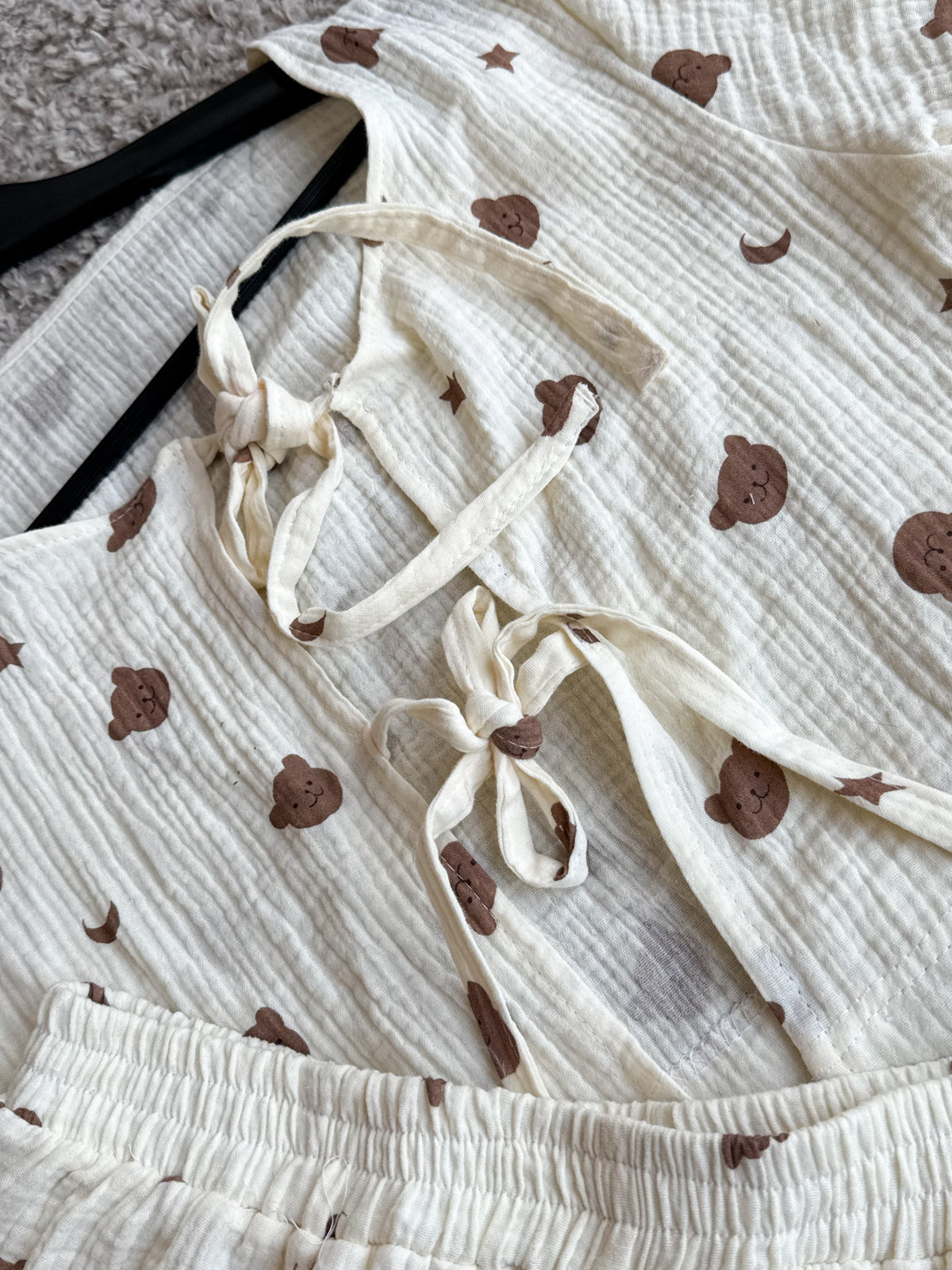 Ensemble 2 pièces short blanc cassé OSO