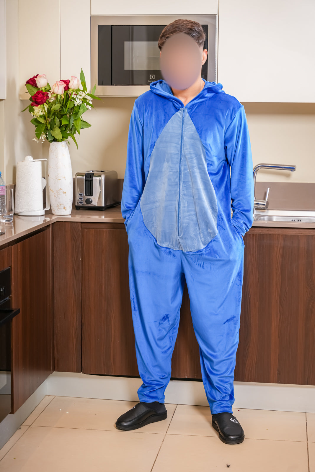 Combinaison capuche homme blue roi STITCH