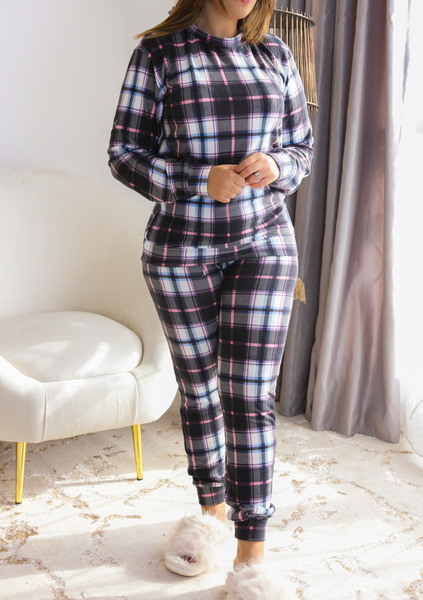 Pyjama soft femme noir RIVERLAND
