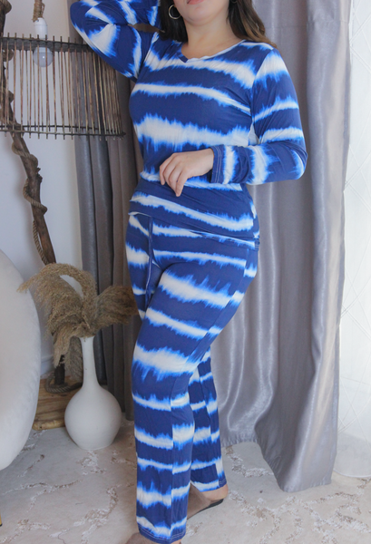 Pyjama soft imprimé BLUE WAVE