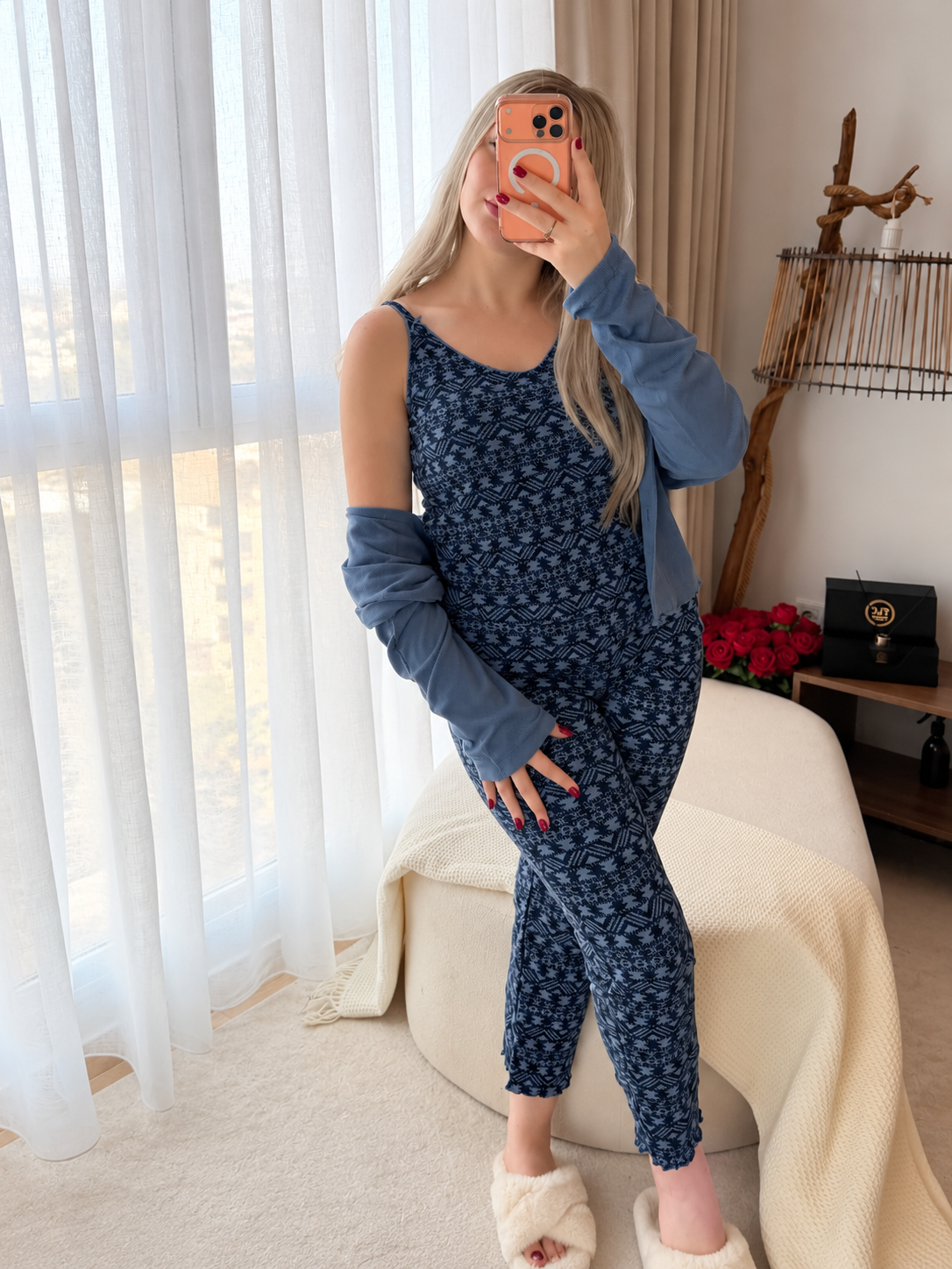 Pyjama 3 pieces bleu SAKAMA