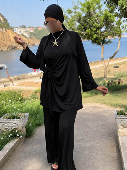 Burkini 3 pièces noir MAISA