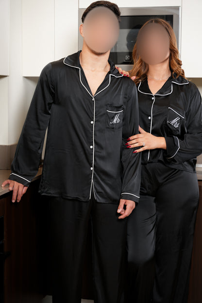 Pyjama noir HOMME SAMUEL