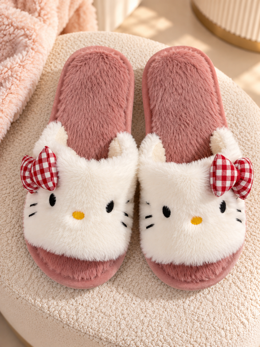 pantoufles rose lulu caty ALZA