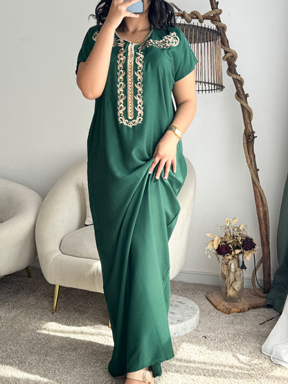 Jebba unie vert foncé BUSHRA
