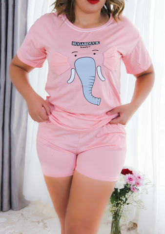 Pyjama soft femme rose TROMPHY