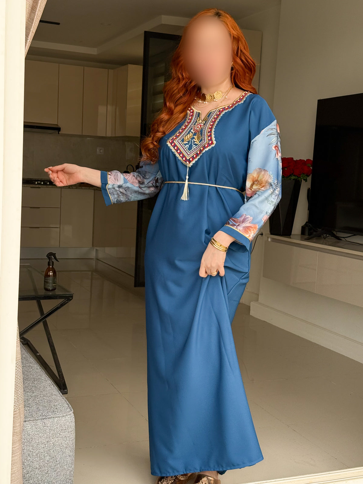 Jebba unie bleu vert MALIYA