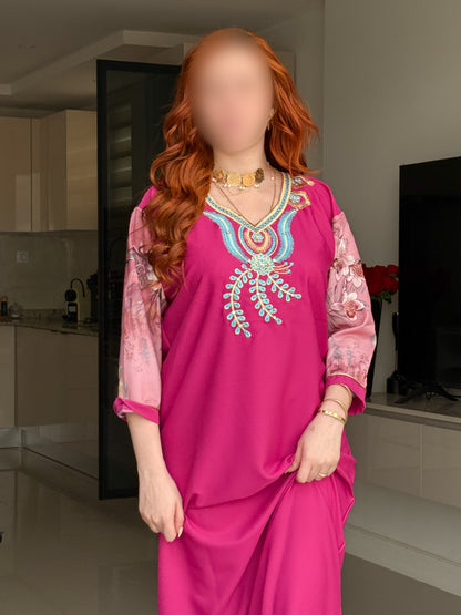 Jebba unie rose foncé CHERINE