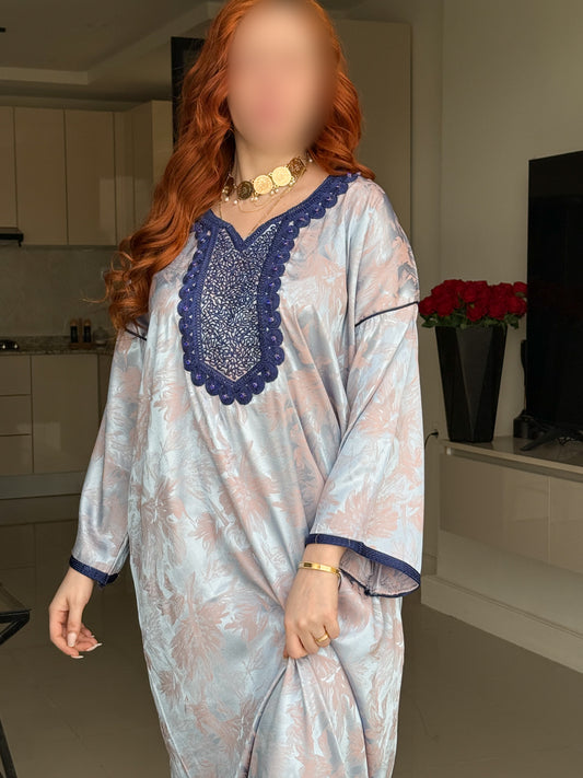 Jebba bleu galon bleu nuit RAHMA