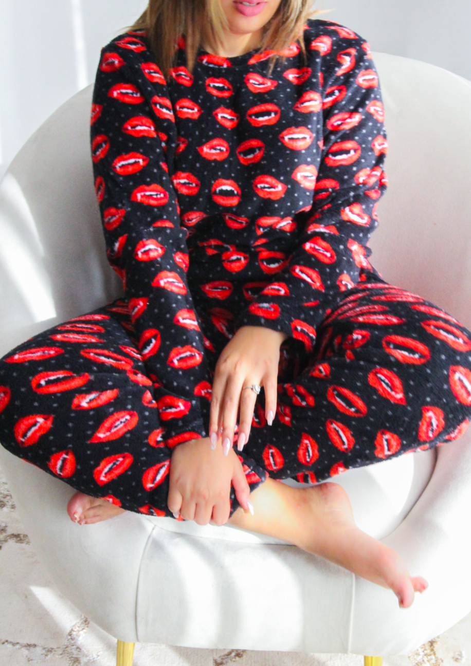 Pyjama cozy super soft ROUGE VIMP