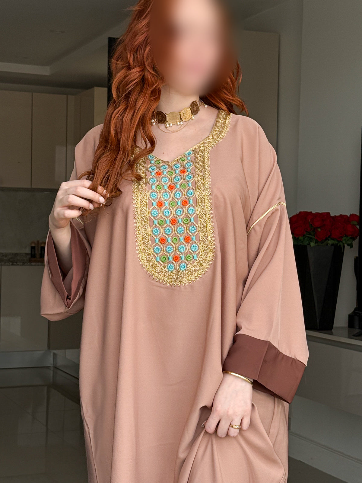 Jebba unie bois de rose SALIMA