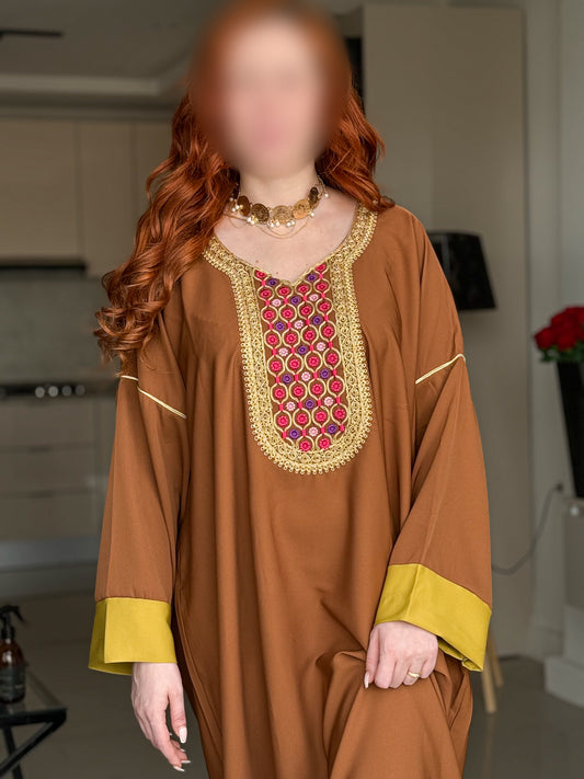 Jebba unie marron SALIMA