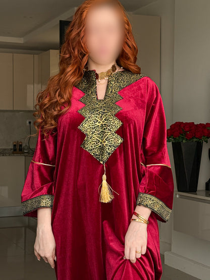 Jebba velours bordeaux LAMIA