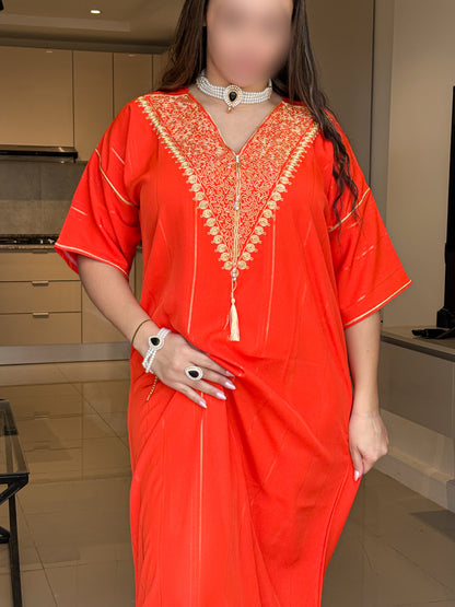 Jebba unie orange a rayures MANAL