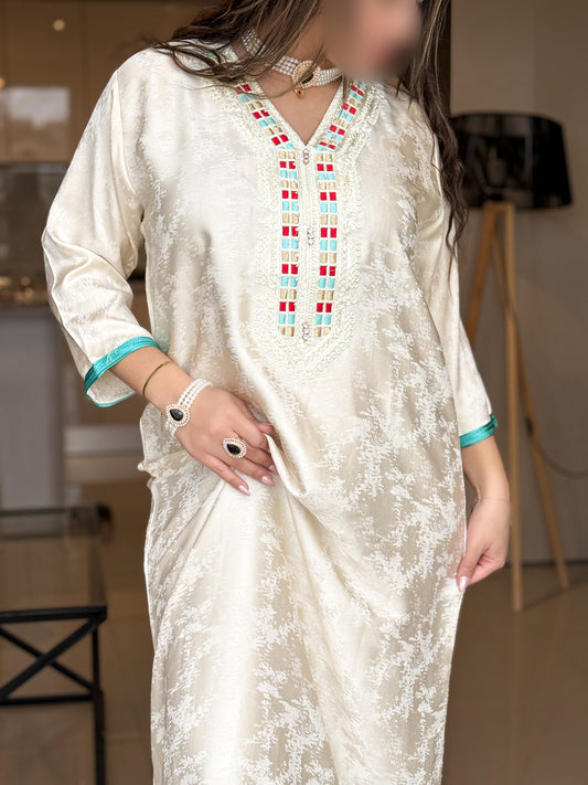 Jebba unie beige galon beige JIMA