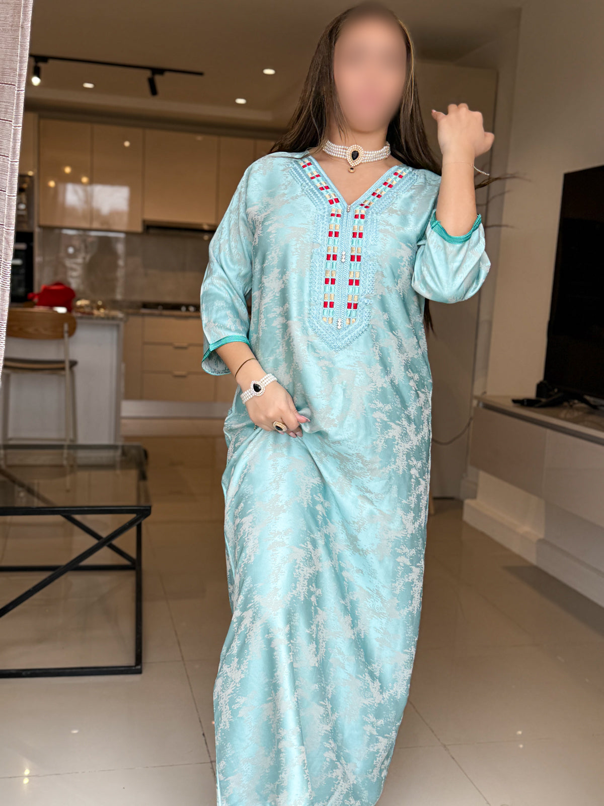 Jebba unie vert galon bleu JIMA