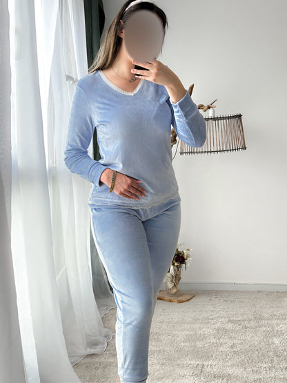 Pyjama pantalon bleu MIRZA