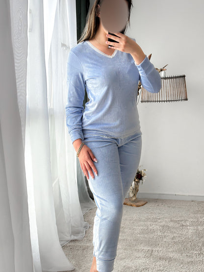 Pyjama pantalon bleu MIRZA