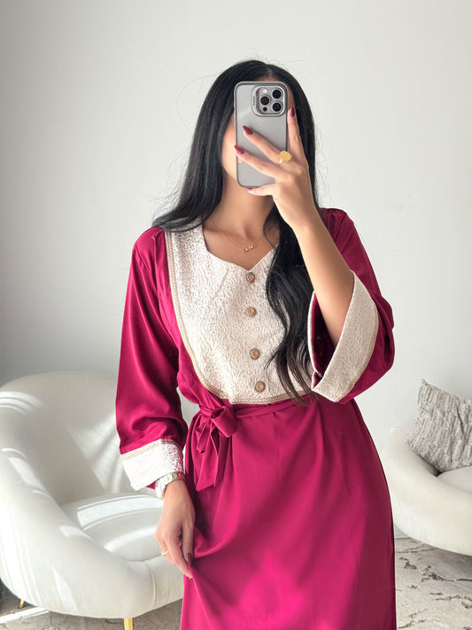 robe fushia ZAPHIRA