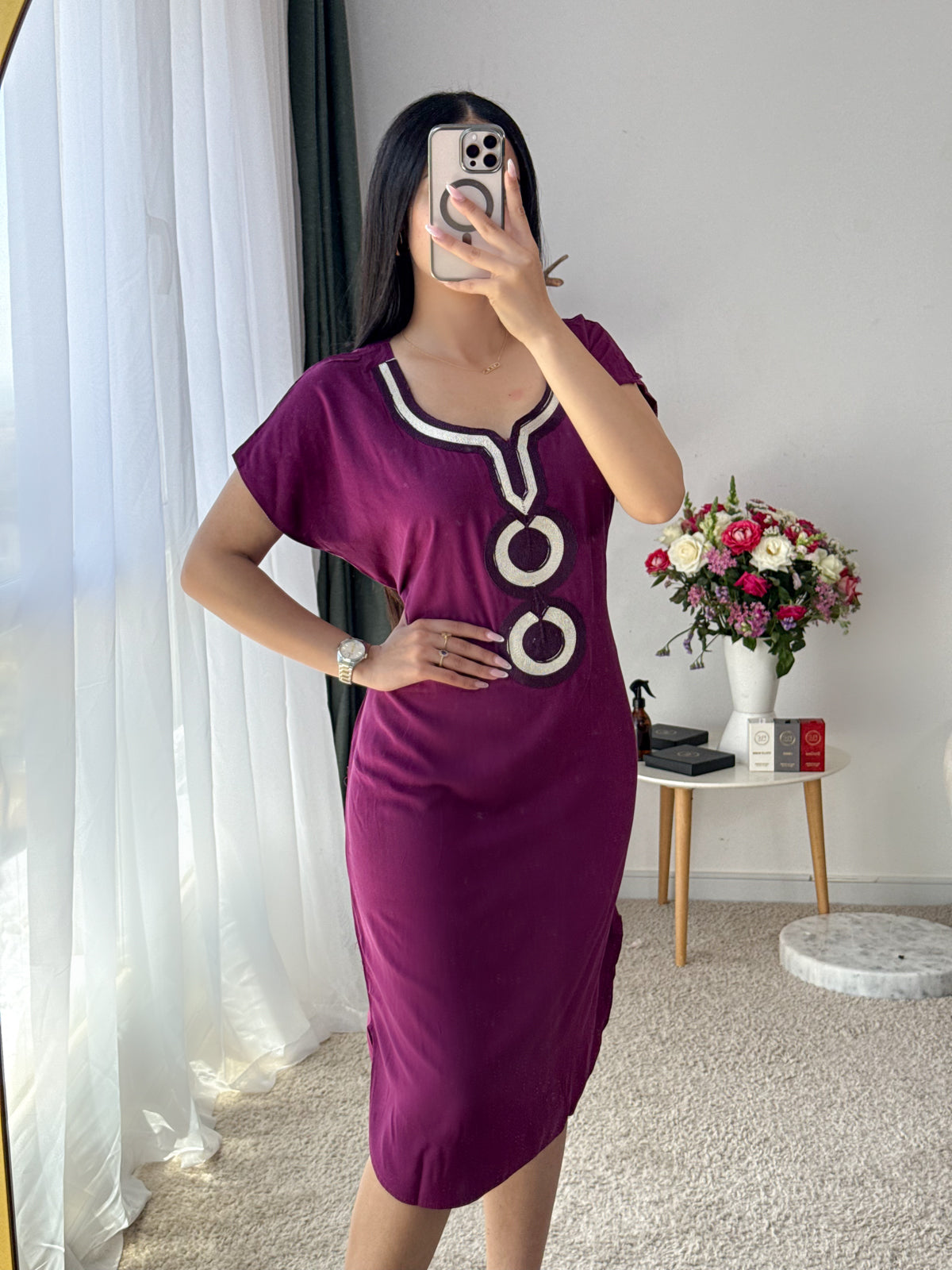 Jebba unie aubergine KALI