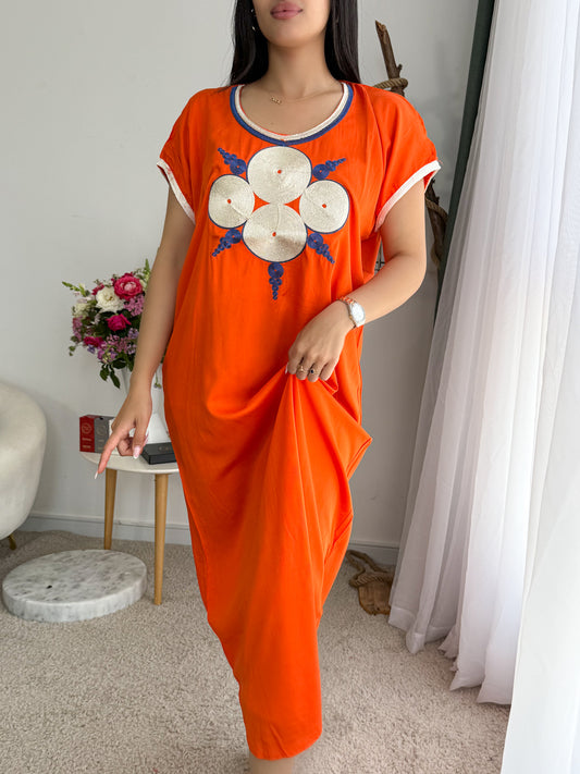 Jebba unie orange beige CHAHRA