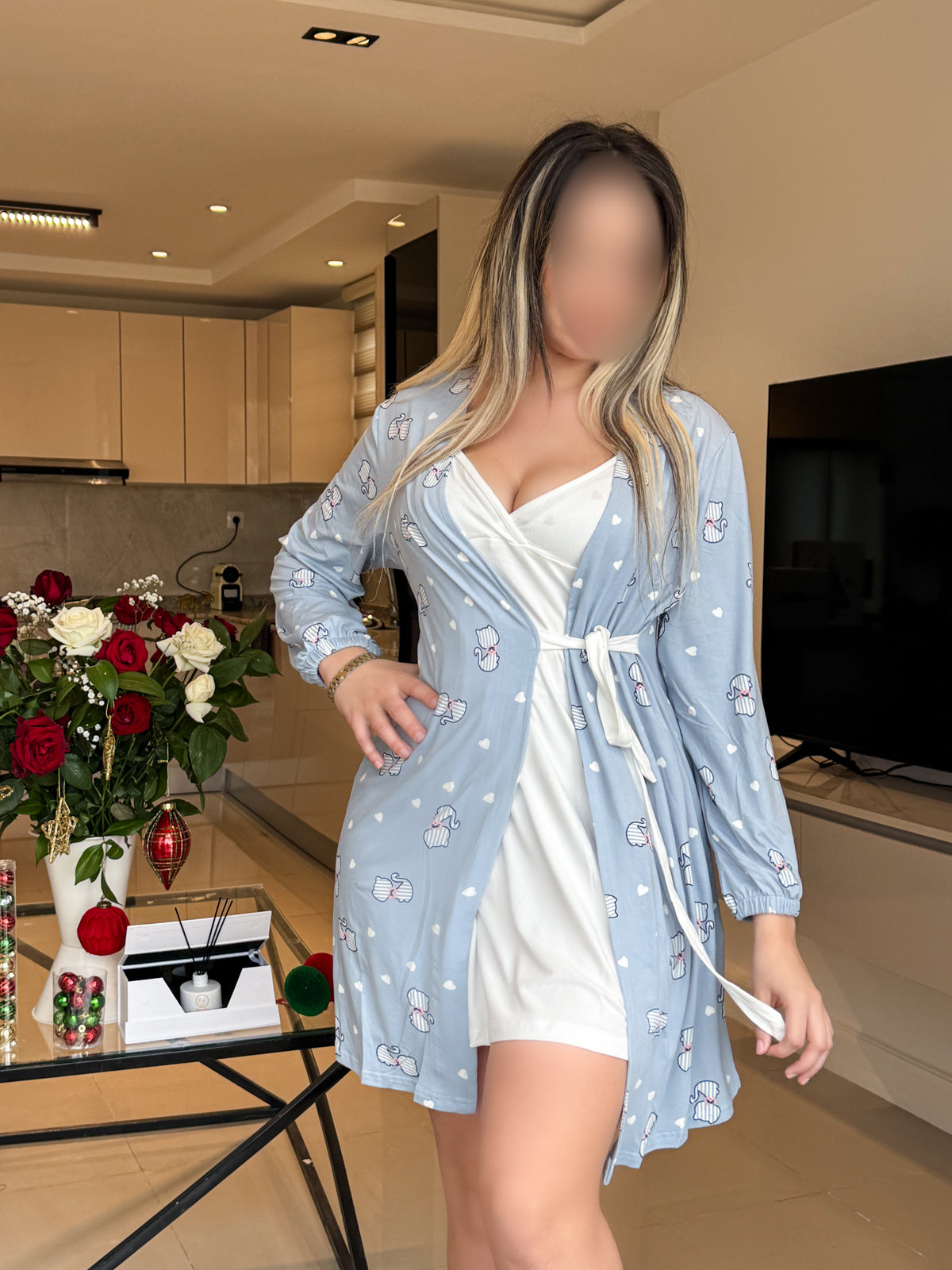 Ensemble 2 pièces CAT bleu CAISIDO