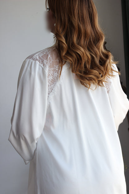 Ensemble 2 pièces nuisette blanc RALONE