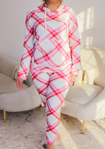 Pyjama soft imprimé rouge CUBIKA